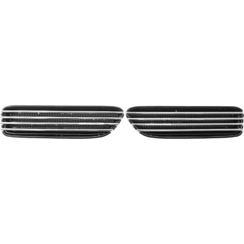 2Pcs Useful Side Fender Vent Grille Scratch-resistant Car Styling Black Auto Parts Side Air Flow Vent for BMW E46 M3 2001-2006