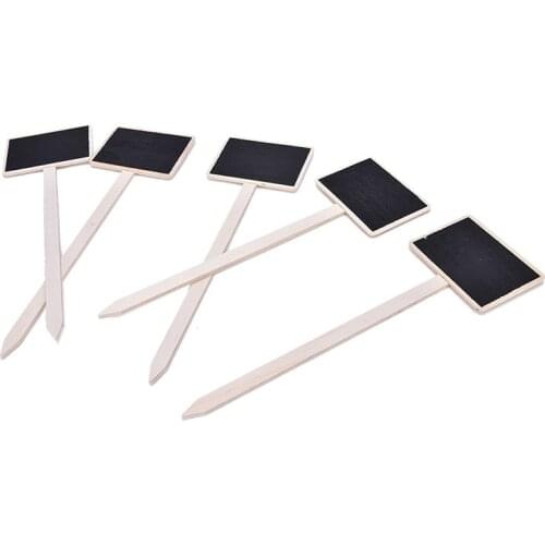 5pcs Wooden Chalkboard Blackboard Message Table Number Wedding Party Decor