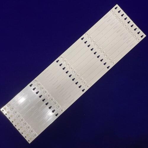 9pcs/set LED Backlight Lamp strip 5leds For TCL 60A730U L60P2-UD 60D2900 LED backlight 60HR330M05A0 4C-LB6005-HR01J LVU600LG0T59
