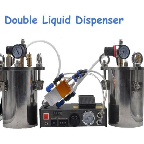 Carbon Steel Pressure Barrels Double Liquid Dispenser AB Automatic Filling Machine 5L Stainless Steel Pressure Barrel MY-2000