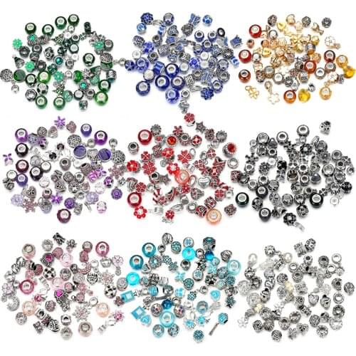 15Pcs/lot Special Offer Mixing Random Shipment Charm Beads Pendant Fit DIY Bracelet Necklaces For Women Jewelry Making Wholesale