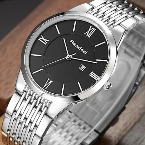 Mens watches luxury brand watch men fashion sports quartz-watch stainless steel strap ultra thin clock male relogio masculino