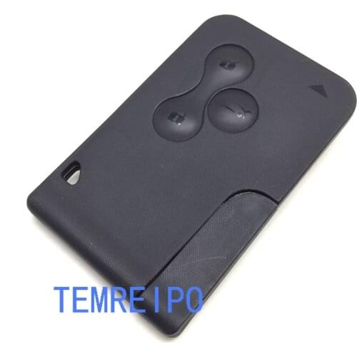 10pcs/lot 3 buttons smart card shell car key cover for Renual Megane