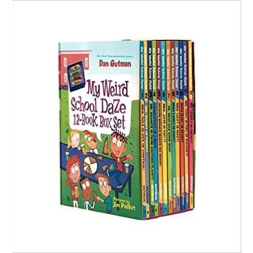 6-10 year 12 book/set My Weird School Daze 2 Children English interest picture story books Story Chapter comic Book
