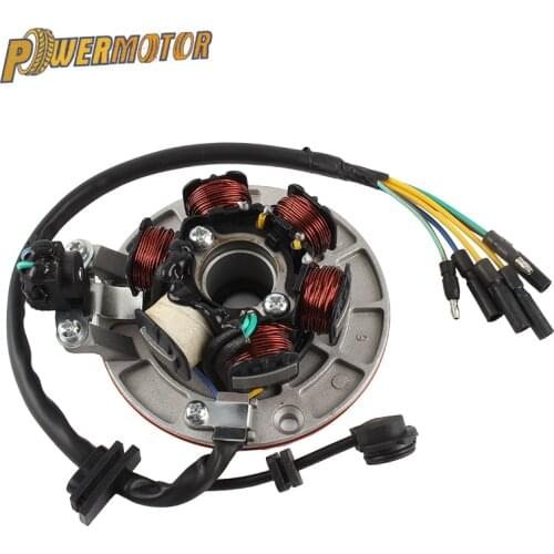 Motorcycle Stator Coil Engine Stator Charging Generator For Lifan and Yinxiang Kick Start 140cc Engines Magnetic Motor