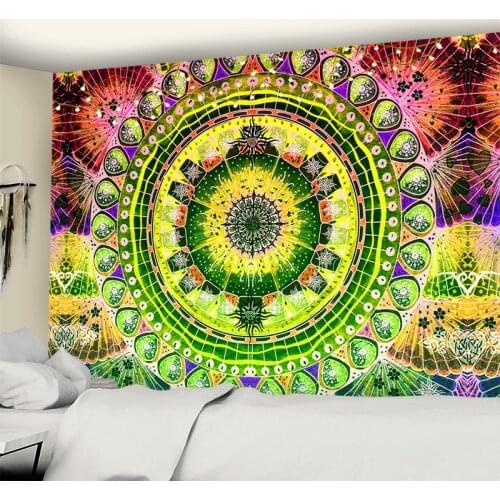 Indian Mandala Carpet Large Tapestry Wall Hanging Blanket Grey Boho Gobelin Decor Hippie Yoga Mat Travel Wall Tenture Tapestries