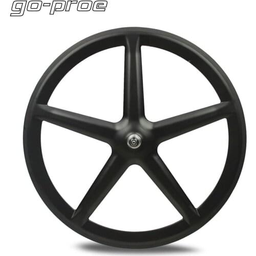 Go-proe Triathlon Carbon Road Bike Wheels Five Blades Or Spokes Carbon Wheels For Time Trial Race Novatec Hub Front Or Rear
