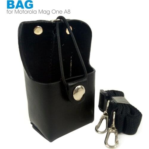 Leather Protective Sleeve Bag Case for Motorola Mag One A8 A8D A8I A6 GP328plus GP344 GP388 Walkie Talkie Two Way Radio