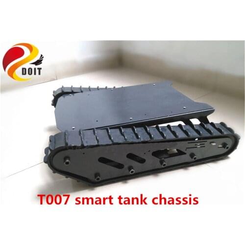 SZDOIT T007 Metal Robot Tank Chassis Kit 15KG Load Tracked Crawler Robotic Platform With A58SW-555 Motor DIY For Arduino