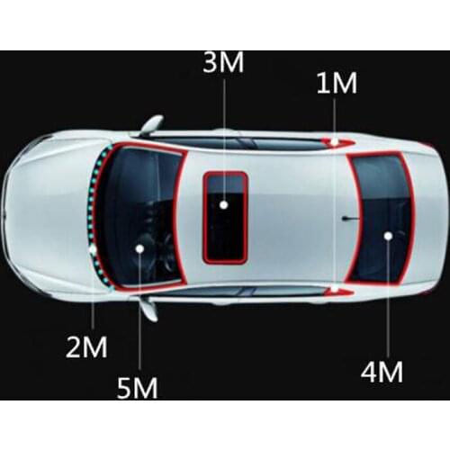 3M car sunroof sealing sticker for hyundai tucson 2016 2017 ix35 i30 solaris accent santa fe creta Sonata Azera Veracruz