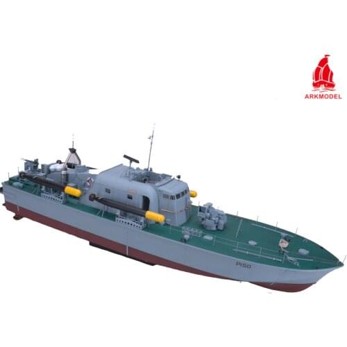 ARKMODEL 1:32 Perkasa Unassembled Plastic Model Kit RC Ship Vosper Fast Patrol Warship High-Speed Boats