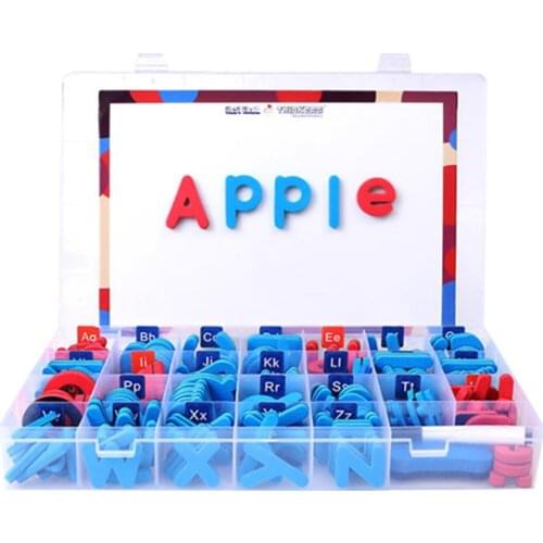 New Arrival Childrens Early Education Toy Eva Uppercase Lowercase Letters English Magnetic Stickers Toy