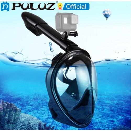 PULUZ Diving Case For GoPro HERO6 240mm Fold Tube Water Sports Diving Equipment Full Dry Snorkel Mask M/S