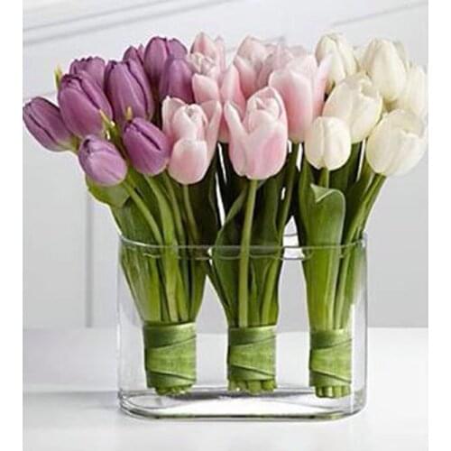 Needlework Diy Diamond Painting Tulip Handwork Diamond Embroidery Full Square Diamond Mosaic Decorative