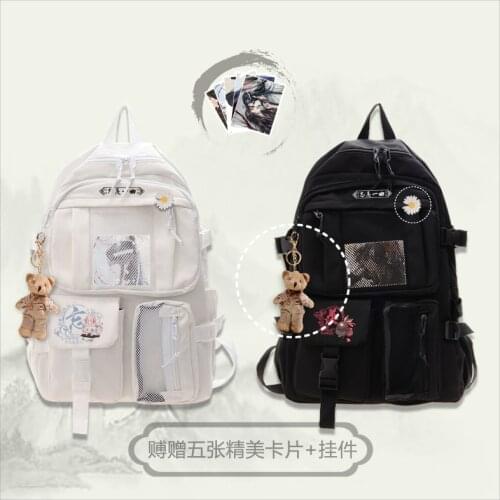 Unisex Anime Mo Dao Zu Shi Cosplay Prop Funny Cute Girl Boy Toddler Kid Teenage Cartoon School Backpack Book Trip Bag Collection