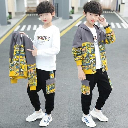 Vintage Spring Summer Girls Clothing Suits Coat +Pants 2pcs/Set Kids Teenager Outwear Sport Cotton Formal High Quality