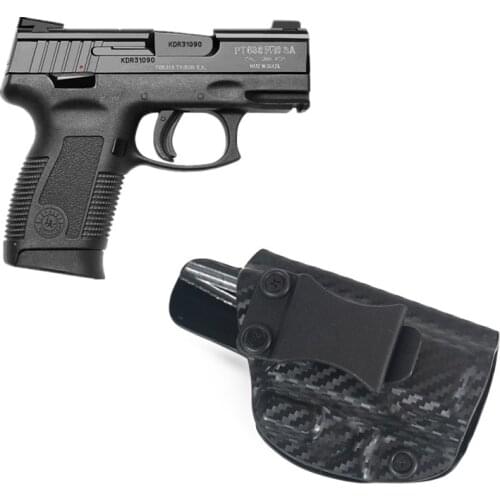 Carbon Fiber Concealment Kydex Internal Holster For Taurus Pt638 Pt640 IWB Inside the Waistband Concealed Carry Belt Case Clip