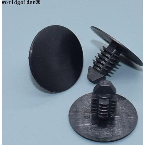 Worldgolden 100pcs auto clip Mud Shield Retainer for GM 20032850 Ford 387258-S, 387258-A Chrysler 3861577