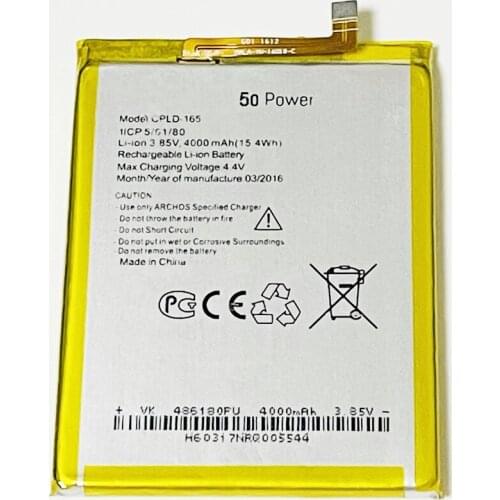 3.85V 4000mAh CPLD-165 For Archos 50 Power Battery