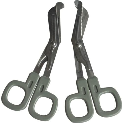 5Pcs/Pack EDC Gear Curved Blade Nurse Shears Bandage Paramedic Trauma EMT Scissors Stainless Steel For First Aid Medical Use