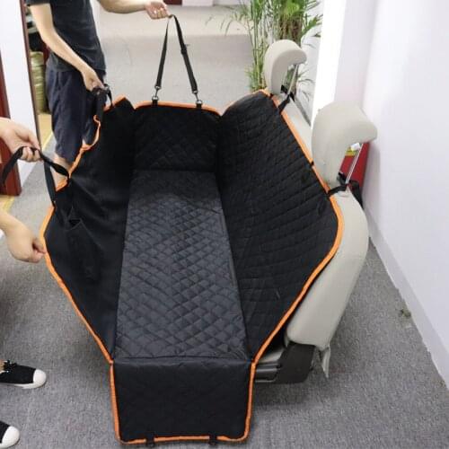 Orange Edging Car Pet Mat, Thickened Car Pet Mat, Waterproof and Dirty Dog Mat Dog Houses for Large Dogs Sofa