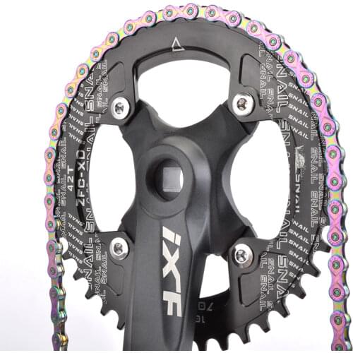 GORIX Bike Chains MTB Mountain Road Bike Chians 9/10/11/12 Speed Hollow Bicycle Chain 116/124 Links Colorful S11S for m7000 XT
