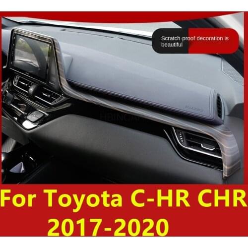 For Toyota C-HR CHR 2017-2020 Central control trim interior modification special central control instrument panel patch sequins