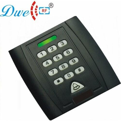 DWE CC RF RFID card reader backlight 125khz emid wiegand 26 waterproof keypad card reader for access control 002I