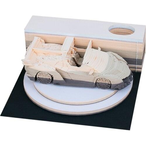 Hot Selling 133 Sheets Papers Card Craft Christmas Halloween 3D Design Fancy Note Pad Creative Gift Ideas To Do List Paper Pad