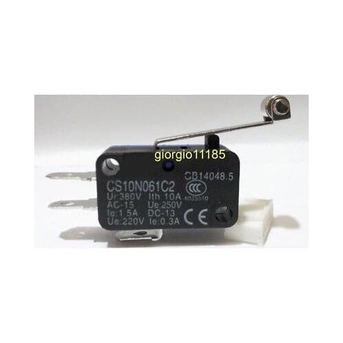 2pcs Micro Limit Switch 10A 250VAC CS10N061C2 V15