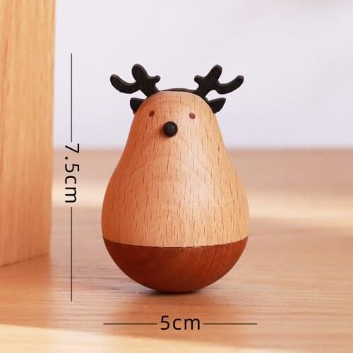 Desk tumbler decoration small ornaments wooden crafts creative graduate day gift