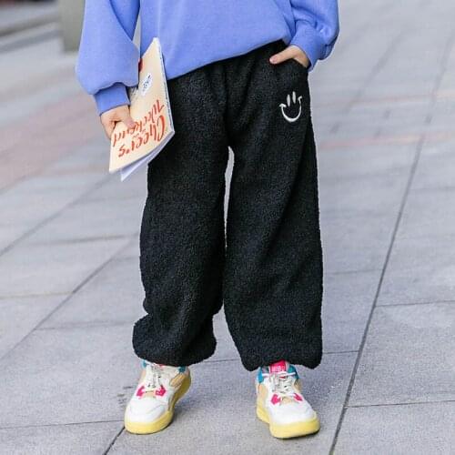 2020 New Toddler Girls Thickening Pants Winter Children Clothing Warm Kids Velvet Long Trousers for New Year Girls Casual Pants