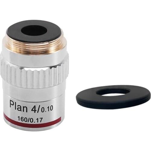 New 4X Lens Lens Adapter Suitable For RMS Microscope Objective Lens To M42x1mm Mount Inside Thread