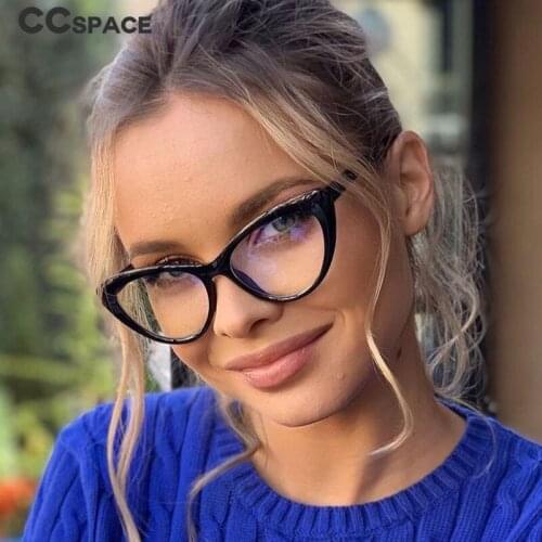 49082 Cat Eye Anti-Blue Light Plastic Titanium Glasses Frames Ultralight Men Women Optical Fashion Computer Eyeglasses