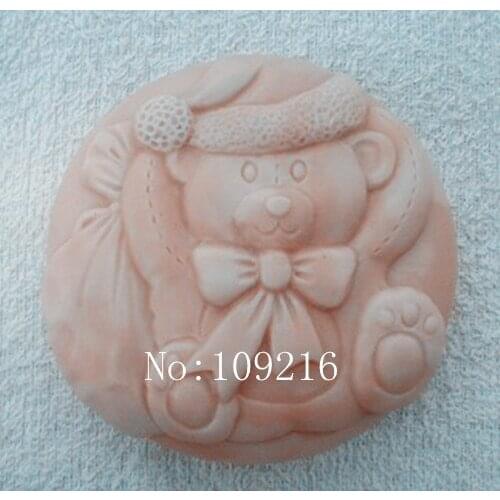 Wholesale!!!1pcs Bear Girl (zx62629) Silicone Handmade Soap Mold Crafts DIY Mold