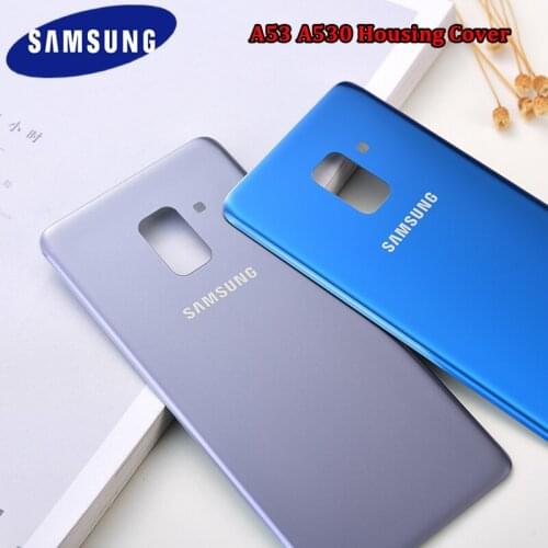 SAMSUNG Galaxy A53 Original Back Battery Cover Rear Door Housing Glass Panel Replacement Part For Galaxy A530 With Logo Sticker