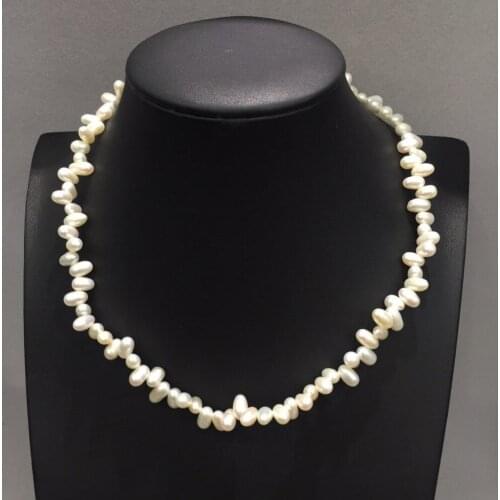 100% real natural fresh water pearl necklace choker necklace dance pearl casual soprty fine women jewelry free shipping