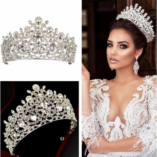 Luxury Bridal Crowns Tiaras Headband for Wedding Jewelery birthday party headpieces hair Decors jewels accessories for brides