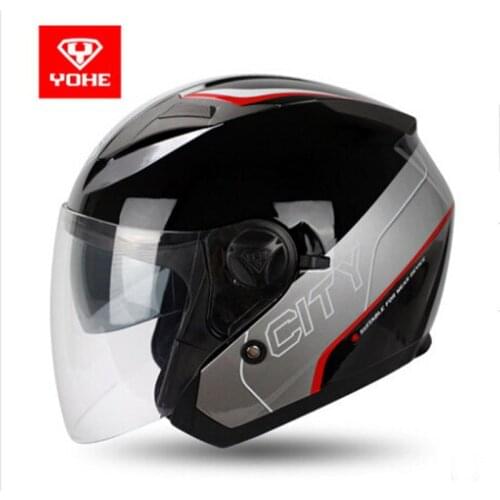 2019 summer New Knight protection YOHE opens face motorcycle helmets ABS 3/4 Motorbike helmets have 10 colors size M L XL XXL