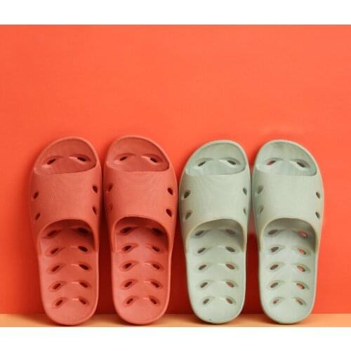 Women Man Slippers Soft Slides Ladies PU Home Bathroom Non Slip Casual Beach Vocation Fashion Summer Shoes Female
