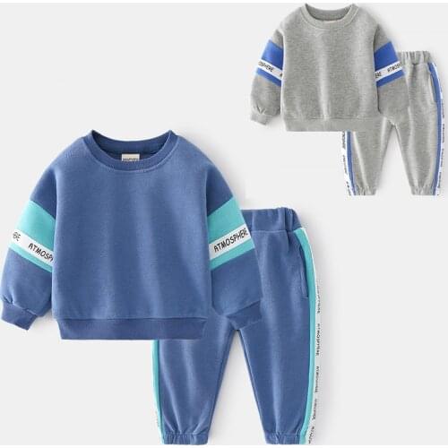 Autumn Children Clothing Set Boys Sports Suit 2Pcs Sweatshirts+Sport Pants 2021 Kids Clothes Baby Boy Tracksuit Casual Outfit 8Y