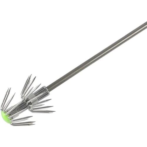 10pcs Stainless Steel Double Layers Umbrella Hook with Luminous Top Squid Cuttlefish Octopus Fishing Jig Sharp 28 Hooks Design