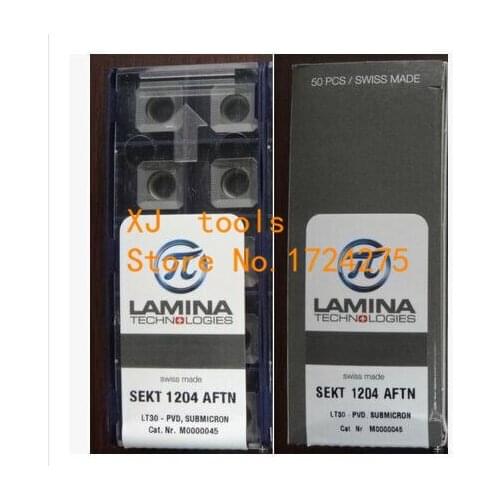 10pcs SEKT1204 AFTN LT30 Milling cutter Carbide Inserts for indexable end milling cutter CNC machine