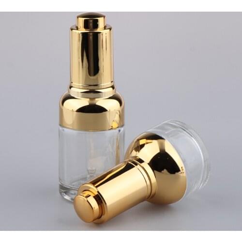 2 Pieces Clear Glass Bottle Dropper Bottle Dropper Pipettes Essential Oil