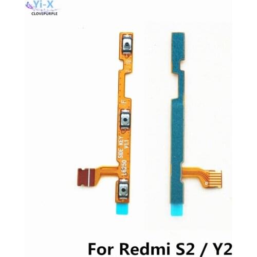 20pcs/lot For Xiaomi Redmi S2 Power On Off Volume Up down button Flex cable For Redmi Y2