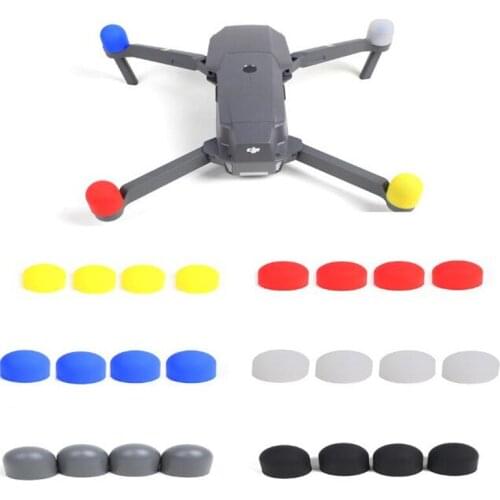 4pcs Mavic Pro Bump-proof Motor Protection Cover Protective Silicone Cover Case Guard for DJI Mavic Pro Random color