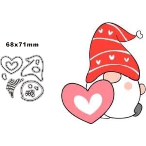 Santa Claus New Metal Cutting Dies for DIY Scrapbooking Album Decorative Embossing Handmade Paper Cards Gift