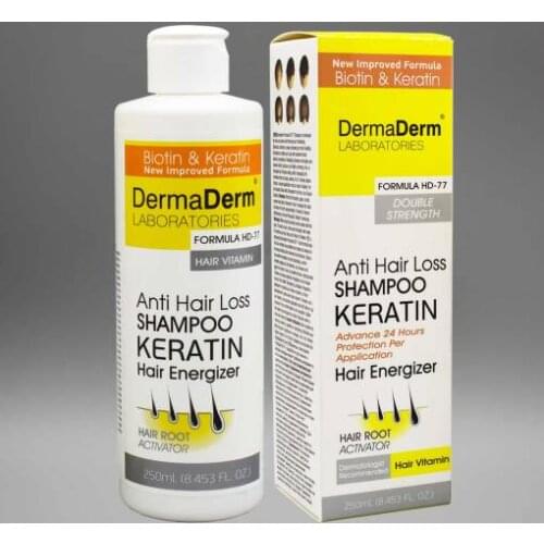 Dermaderm Saç Dökülmesine Karşı HD-77 Şampuan 250 Ml ve Saç Dökülmesine Karşı Losyon 100 ml
