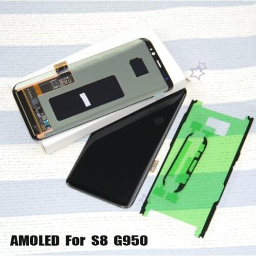 AMOLED Display for SAMSUNG Galaxy S8 Screen Replacement LCD Touch Digitizer Assembly S8 LCD G950 G950F Tools