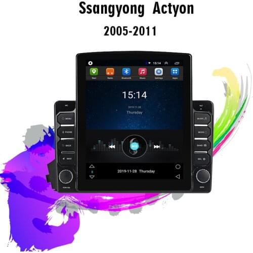 Eastereggs For SsangYong Actyon 2005 - 2011 2Din 9.7" Tesla screen Android Car Multimedia player Auto GPS Navigator WIFI